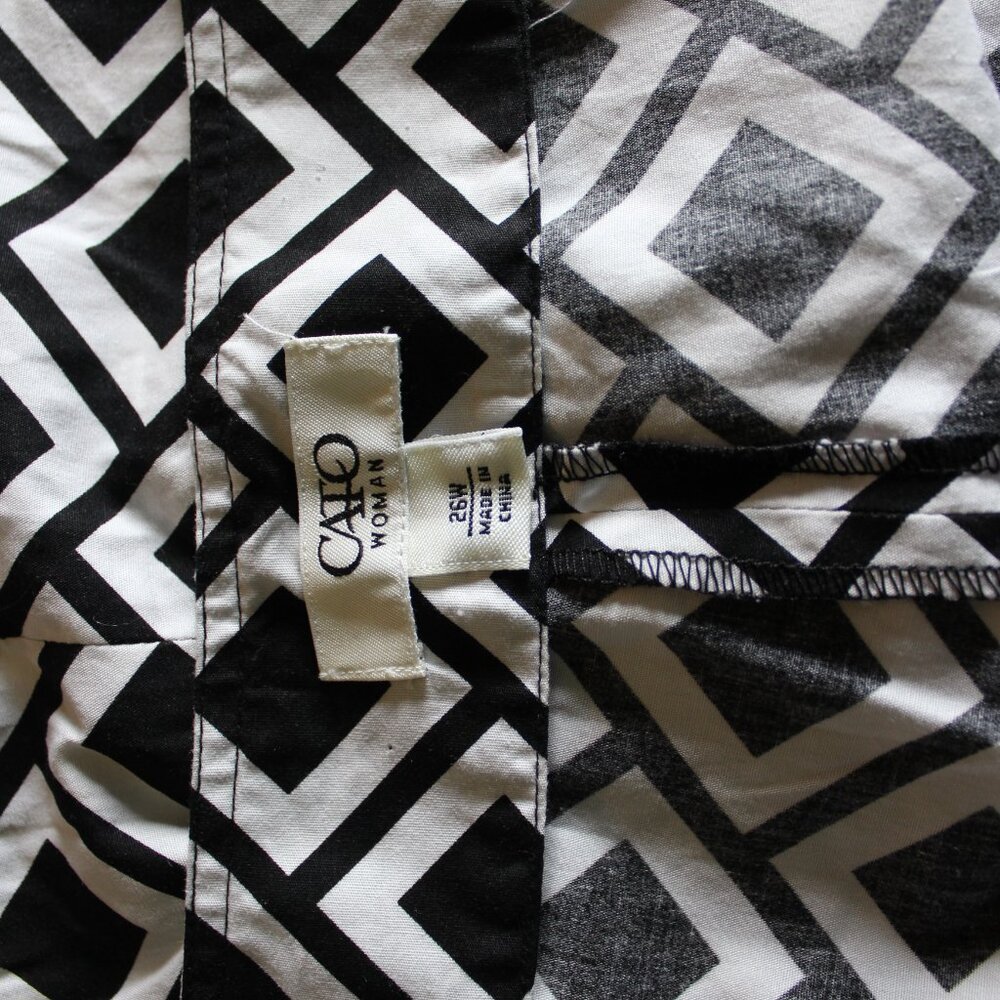 Cato Geometric Pattern Skirt - Picture 3 of 3